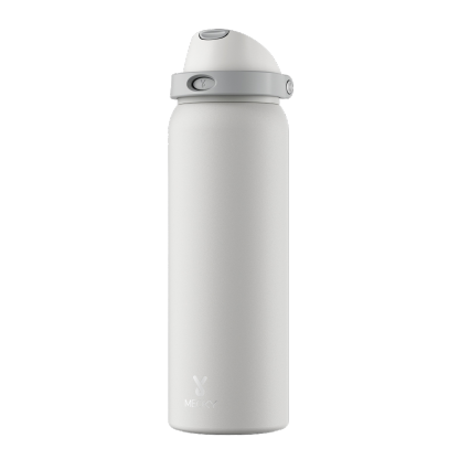 40oz Dual Spout Bounce Water Bottle Polar Pearl