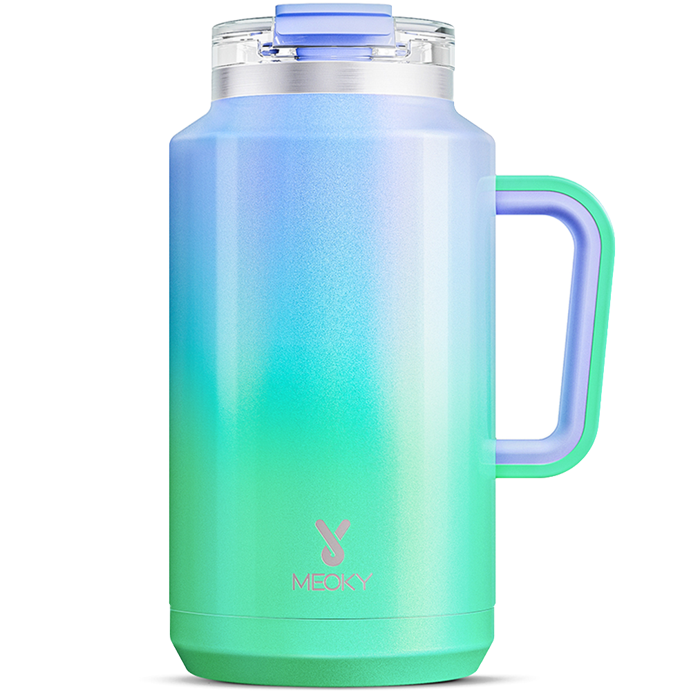 50oz Water Bottle With 2-in-1 Lid Gradient Collection