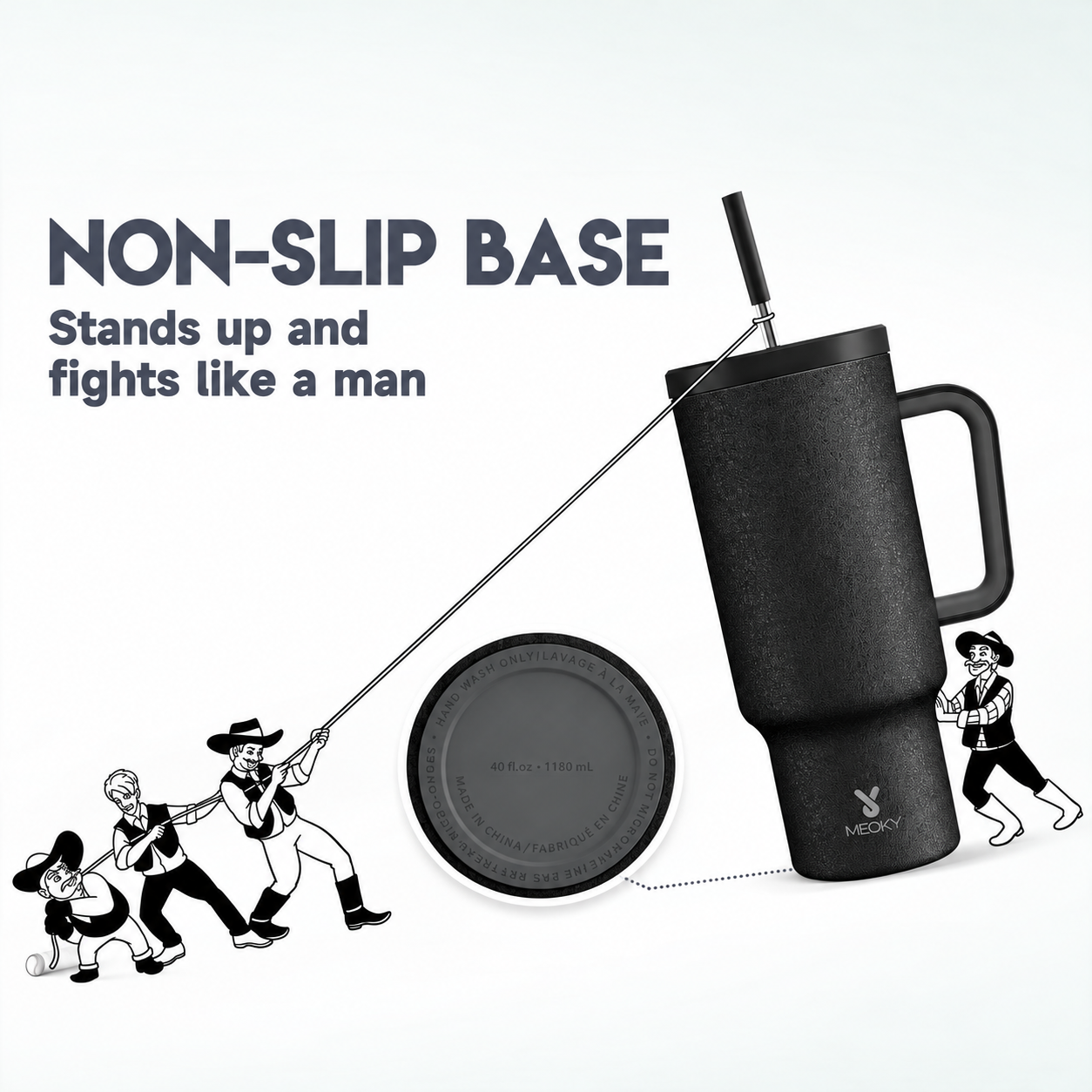 Meoky 40oz Night & Romance Insulated Tumbler Set