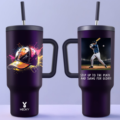 Athlete Collection - Customized 40oz Tumbler With Straw - The perfect gift for sports enthusiasts !
