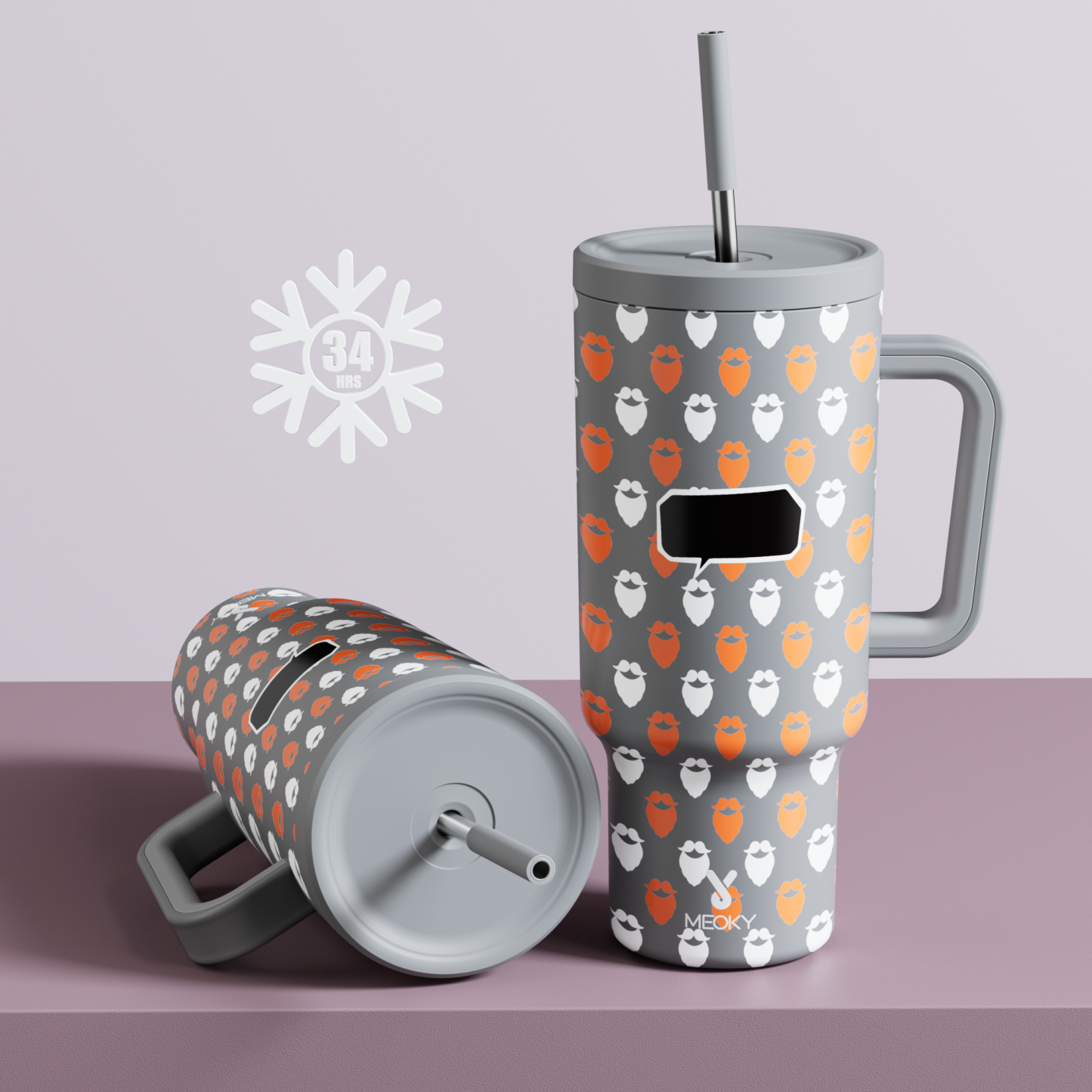 40oz Tumbler With Straw Customized - Father's Day