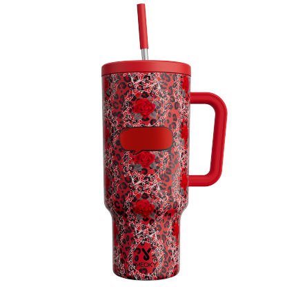 Rose - Customized 40oz Tumbler With Straw - The perfect gift for Loved ones, relatives, friends !