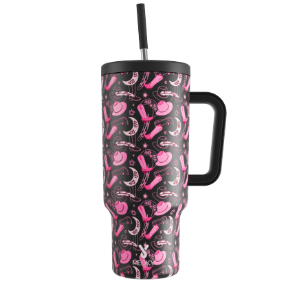 Cowboy Boot - Customized 40oz Tumbler With Straw - The perfect gift for Loved ones, relatives, friends !