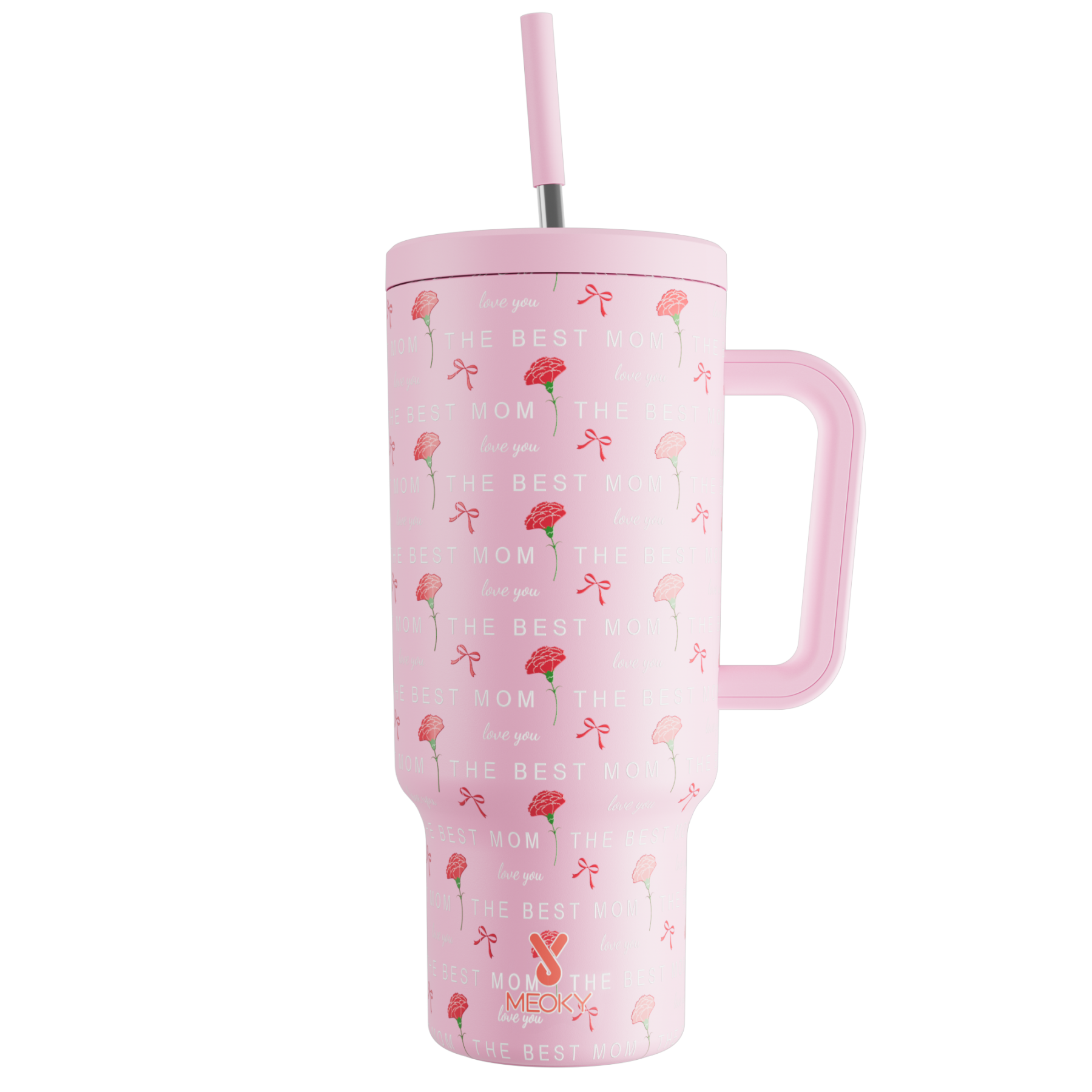 Mother's Day Edition - Customized 40oz Tumbler With Straw - A Perfect Gift for Mom!