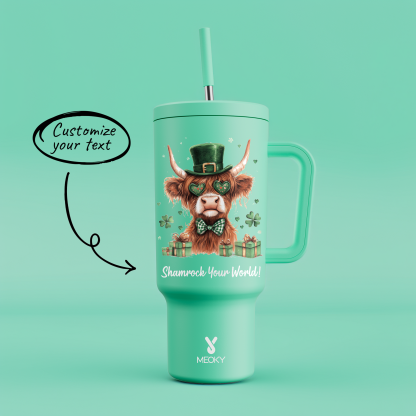 40oz Tumbler With Straw St. Parade Holiday Special Edition