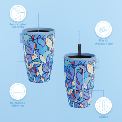cup sleeve flower