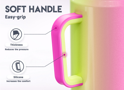 50oz water bottle straw gradient rainbow