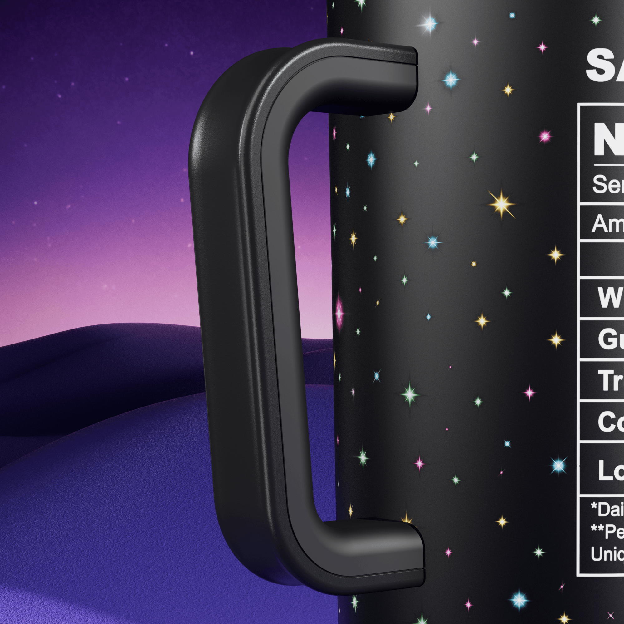 40oz Tumbler With Straw Zodiac Collection-SAGITTARIUS
