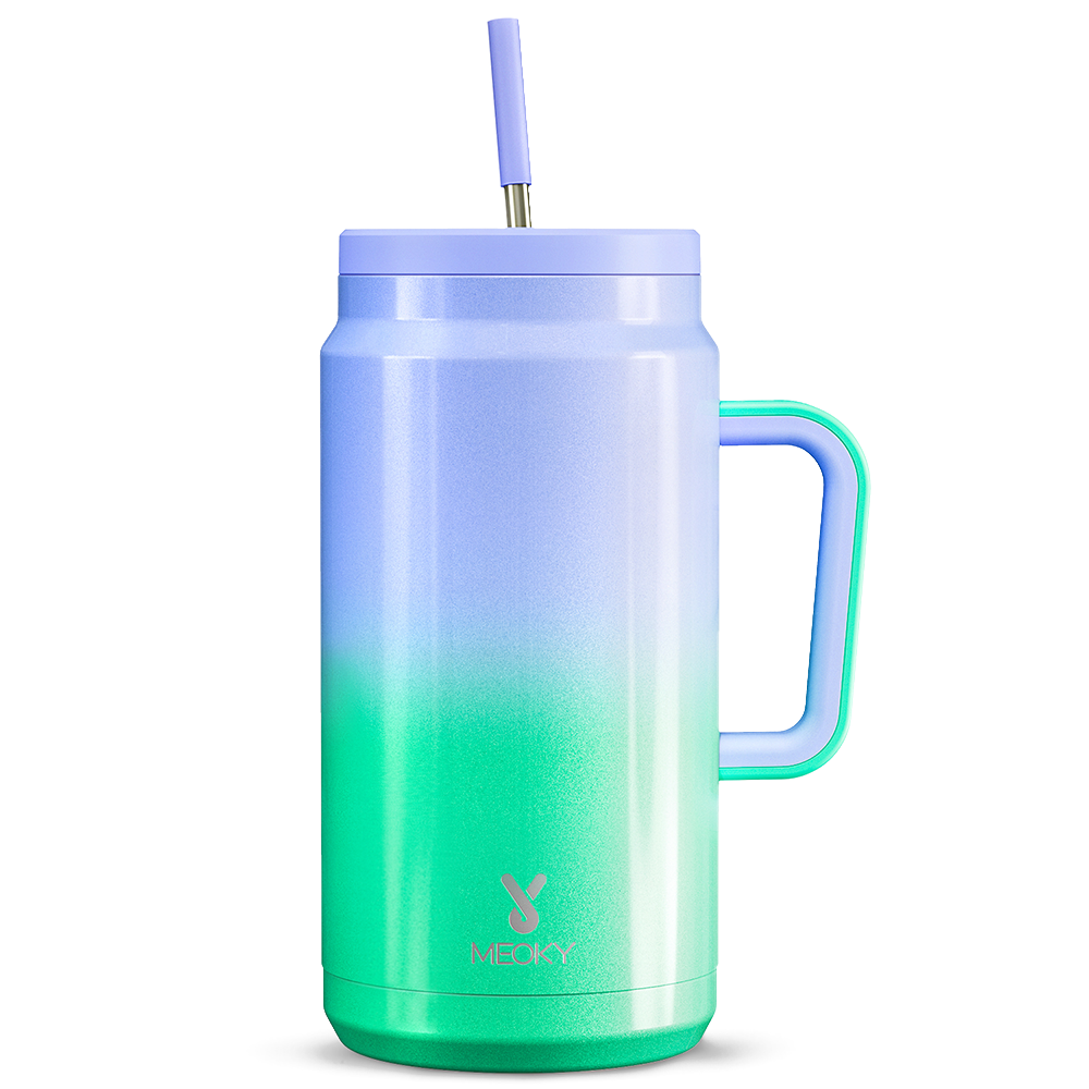 50oz Water Bottle With Straw Gradient Collection