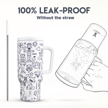40oz Tumbler With Straw April Fool's Day Collection-Trickster