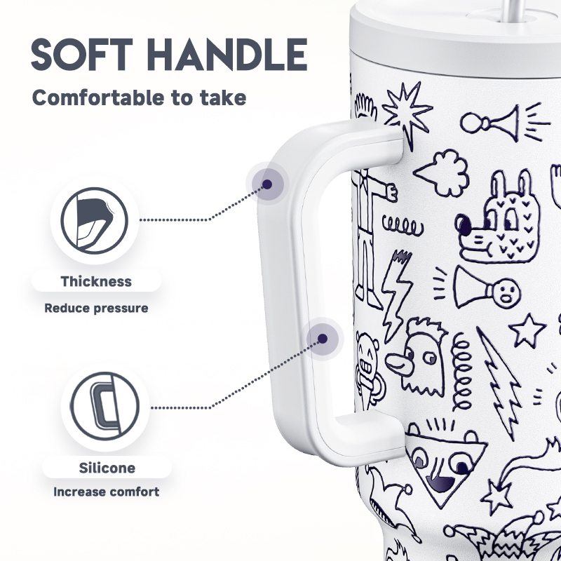40oz Tumbler With Straw April Fool's Day Collection-Trickster