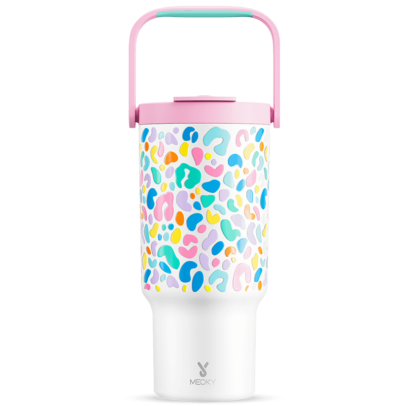 Gradient 32oz Tumblers Cup with Handle