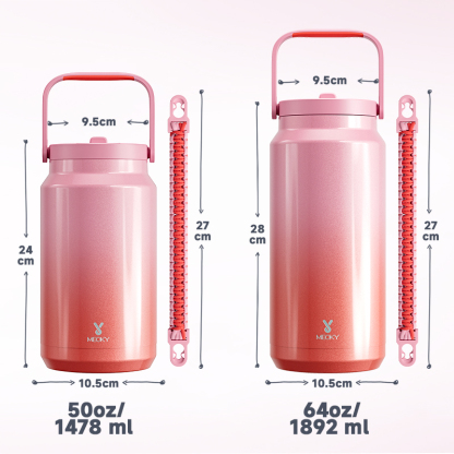 Meoky 50oz Tumbler With Carrying Handle Gradient Collection