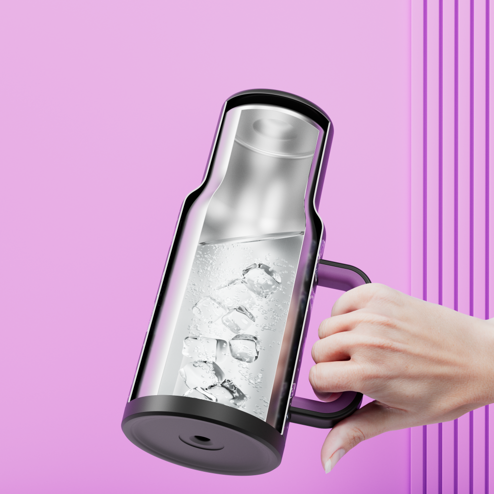 40oz Tumbler With Straw Halloween Special Edition-Black Butterfly - Luminous