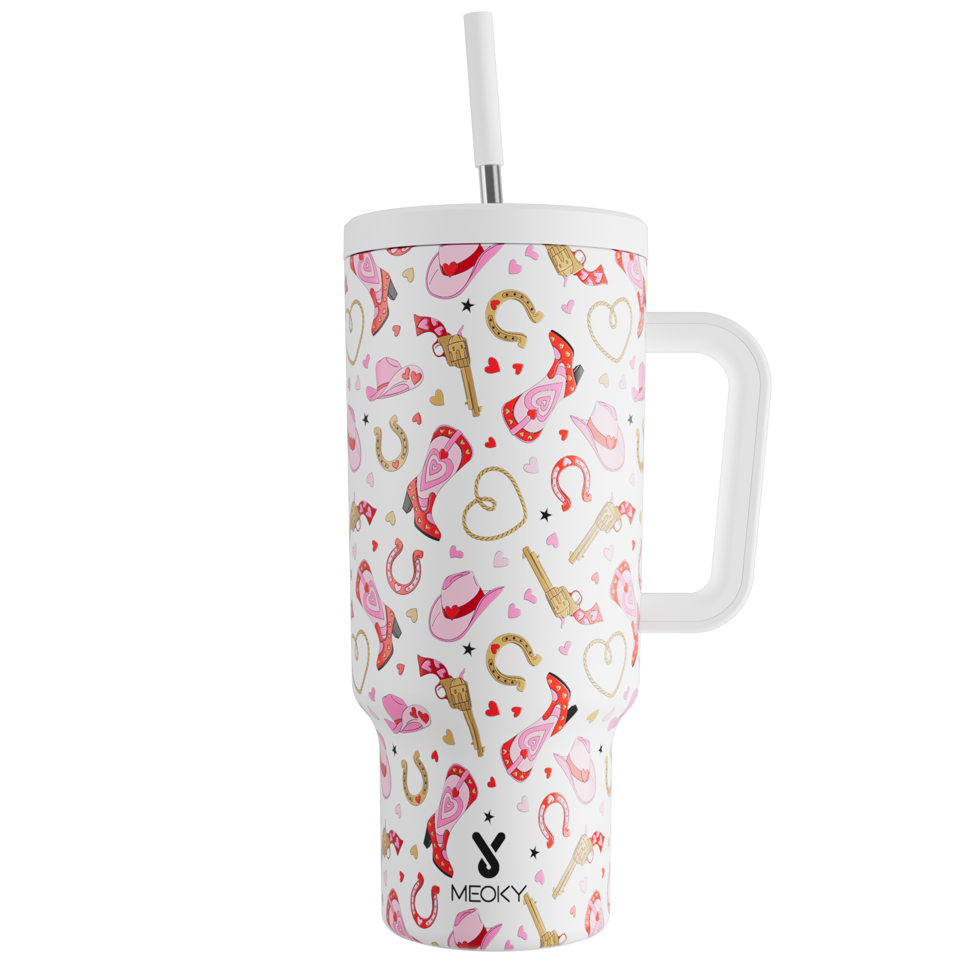 Cowboy Boot - Customized 40oz Tumbler With Straw - The perfect gift for Loved ones, relatives, friends !