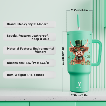 40oz Tumbler With Straw St. Parade Holiday Special Edition