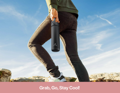 26 oz Insulated Water Bottle with 2-in-1 Straw and Spout Lid Cotton Candy