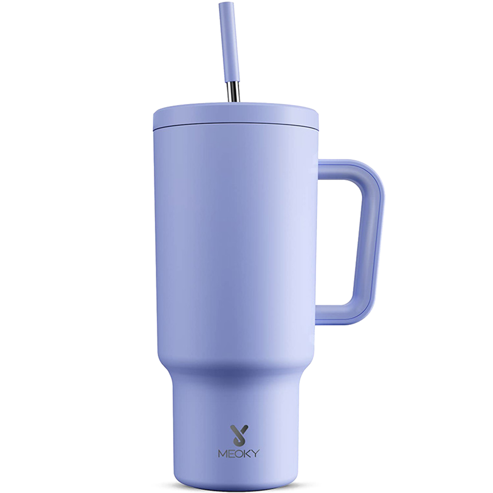 40oz Tumbler With Straw Pure Collection-Purple