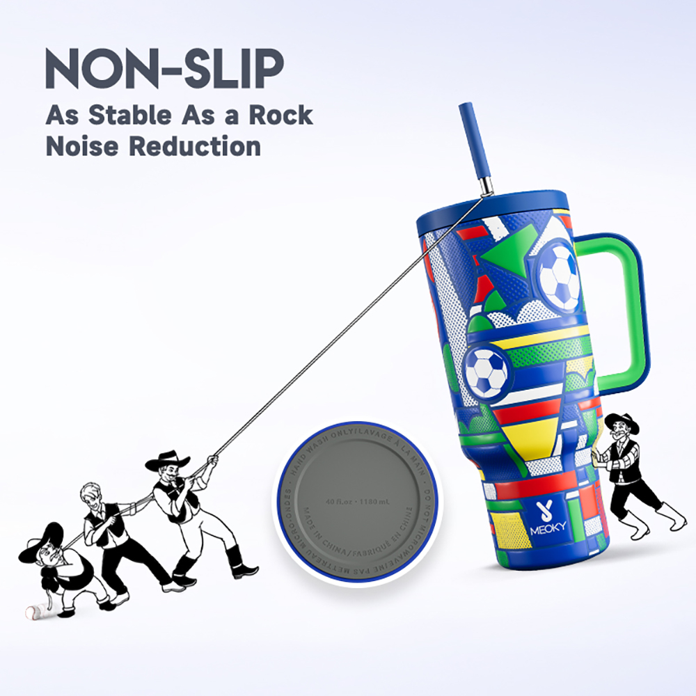 40oz Tumbler With Straw Football Collection