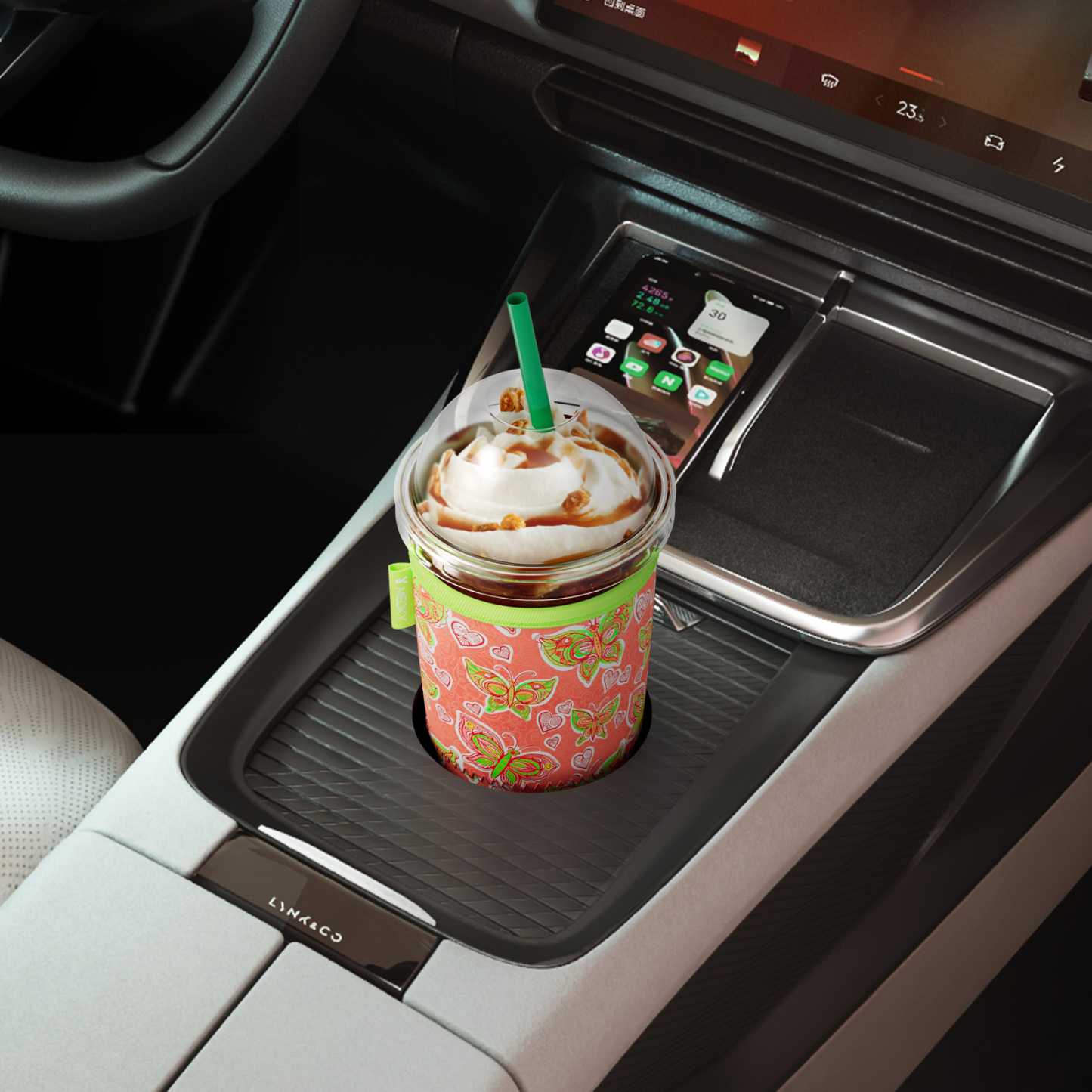 cup sleeve butterfly