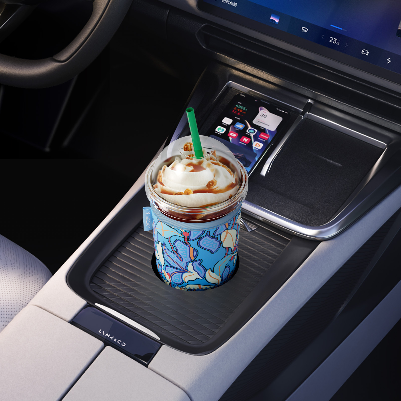 cup sleeve flower
