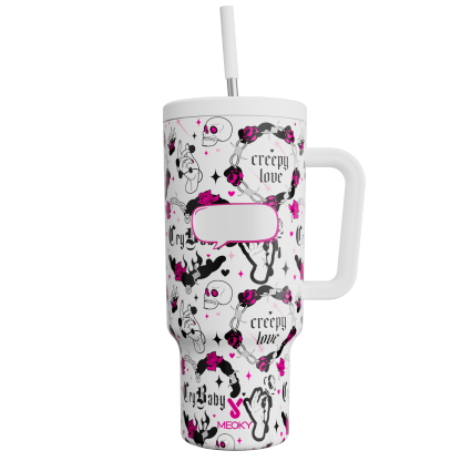 Rose - Customized 40oz Tumbler With Straw - The perfect gift for Loved ones, relatives, friends !