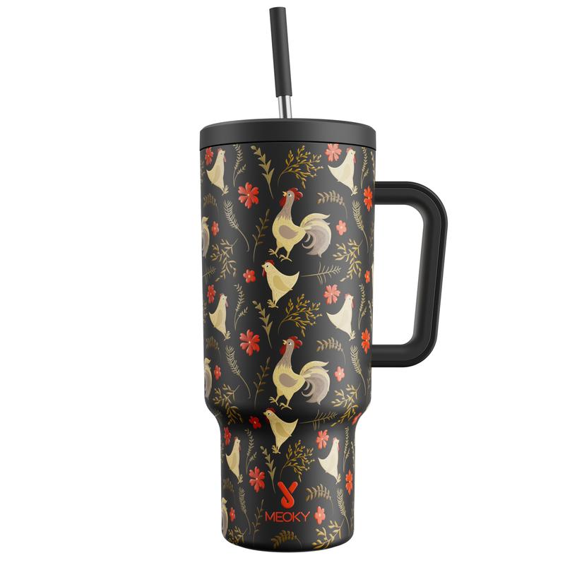 Meoky Limited Edition 40oz Vacuum Insulated Stainless Steel Tumbler