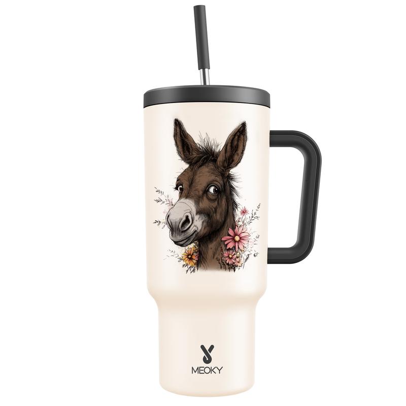 Meoky Limited Edition 40oz Vacuum Insulated Stainless Steel Tumbler
