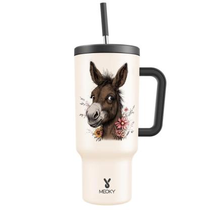 Meoky Limited Edition 40oz Vacuum Insulated Stainless Steel Tumbler
