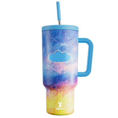 Tie-Dye - Customized 40oz Tumbler With Straw - The perfect gift for Loved ones, relatives, friends !