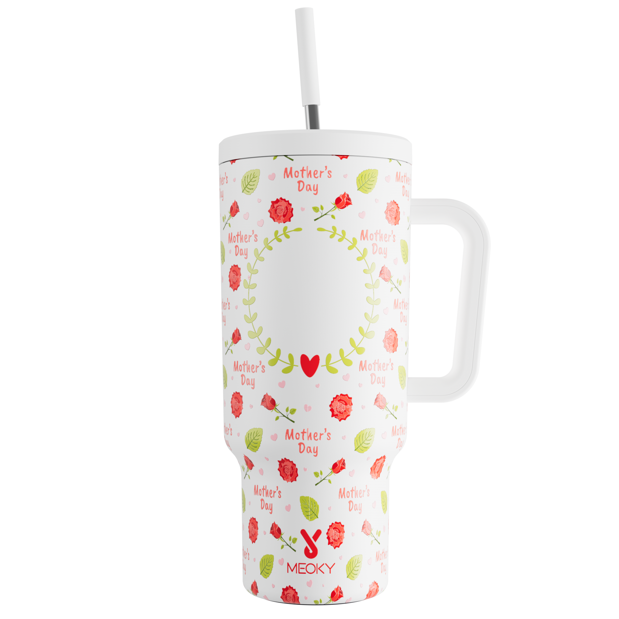 Mother's Day Edition - Customized 40oz Tumbler With Straw - A Perfect Gift for Mom!