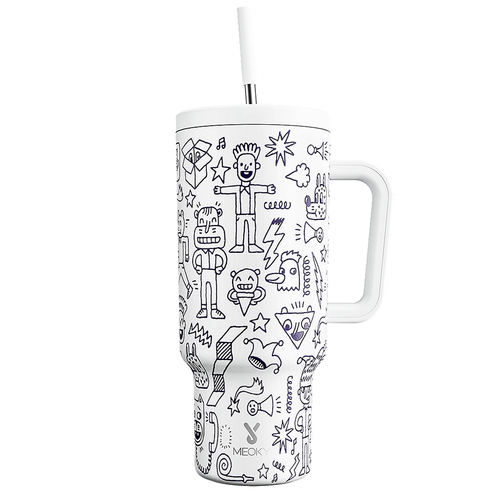 40oz Tumbler With Straw April Fool's Day Collection 