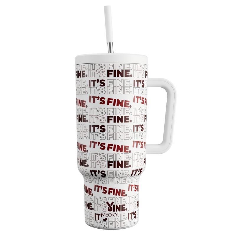Meoky Limited Edition 40oz Vacuum Insulated Stainless Steel Tumbler