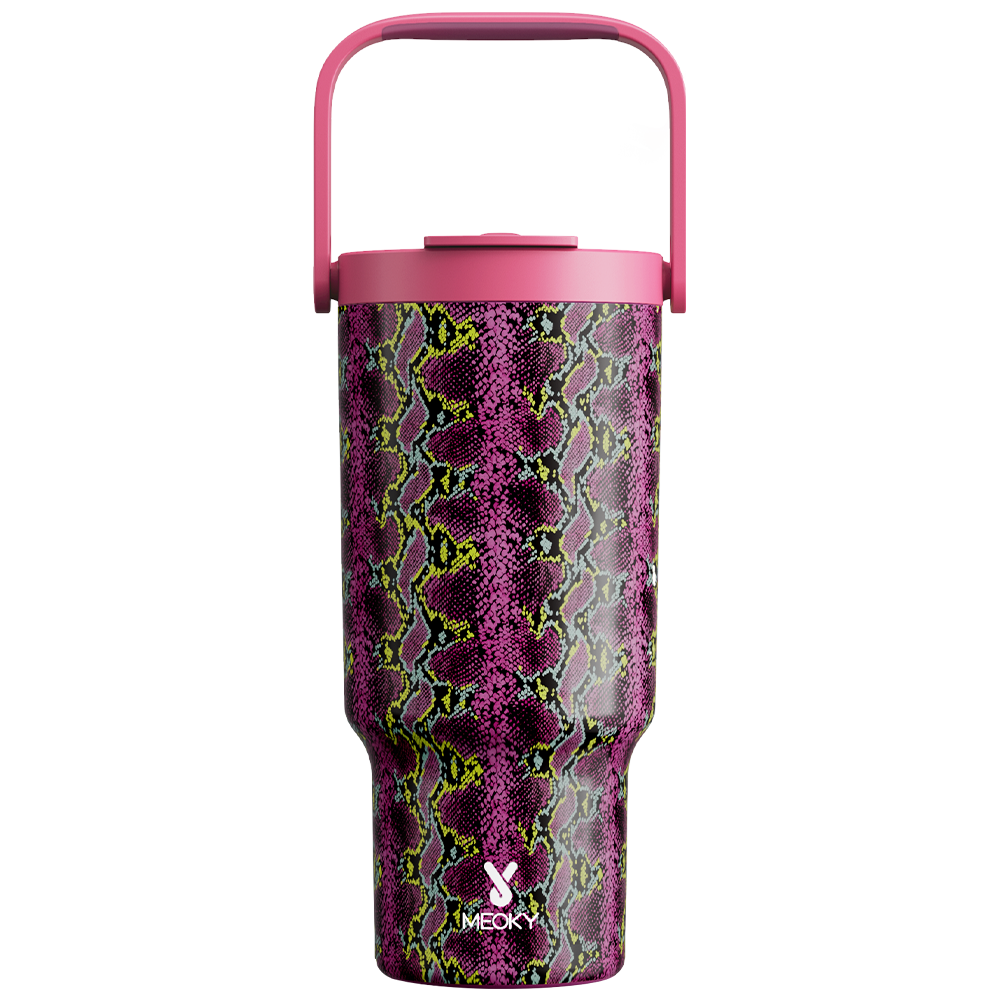 Gradient 32oz Tumblers Cup with Handle