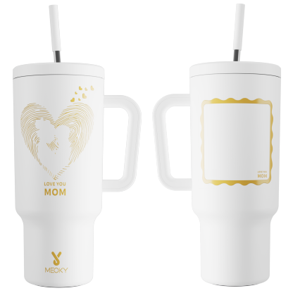 Mother's Day Edition - Customized 40oz Tumbler With Straw - A Perfect Gift for Mom!