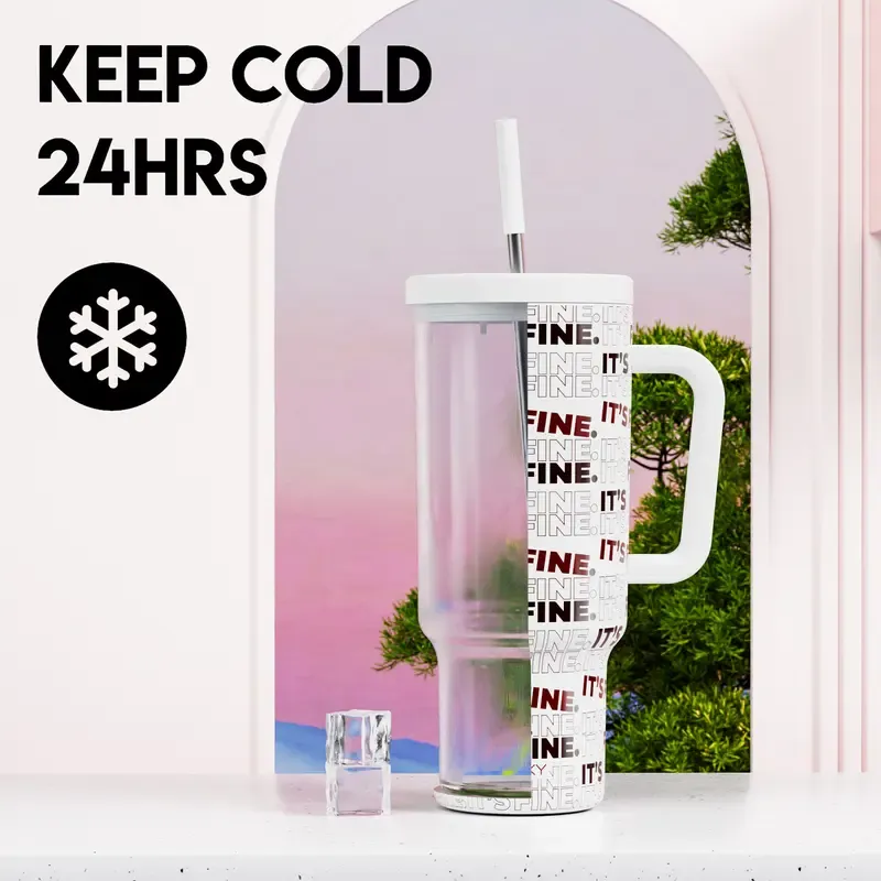 Meoky Limited Edition 40oz Vacuum Insulated Stainless Steel Tumbler