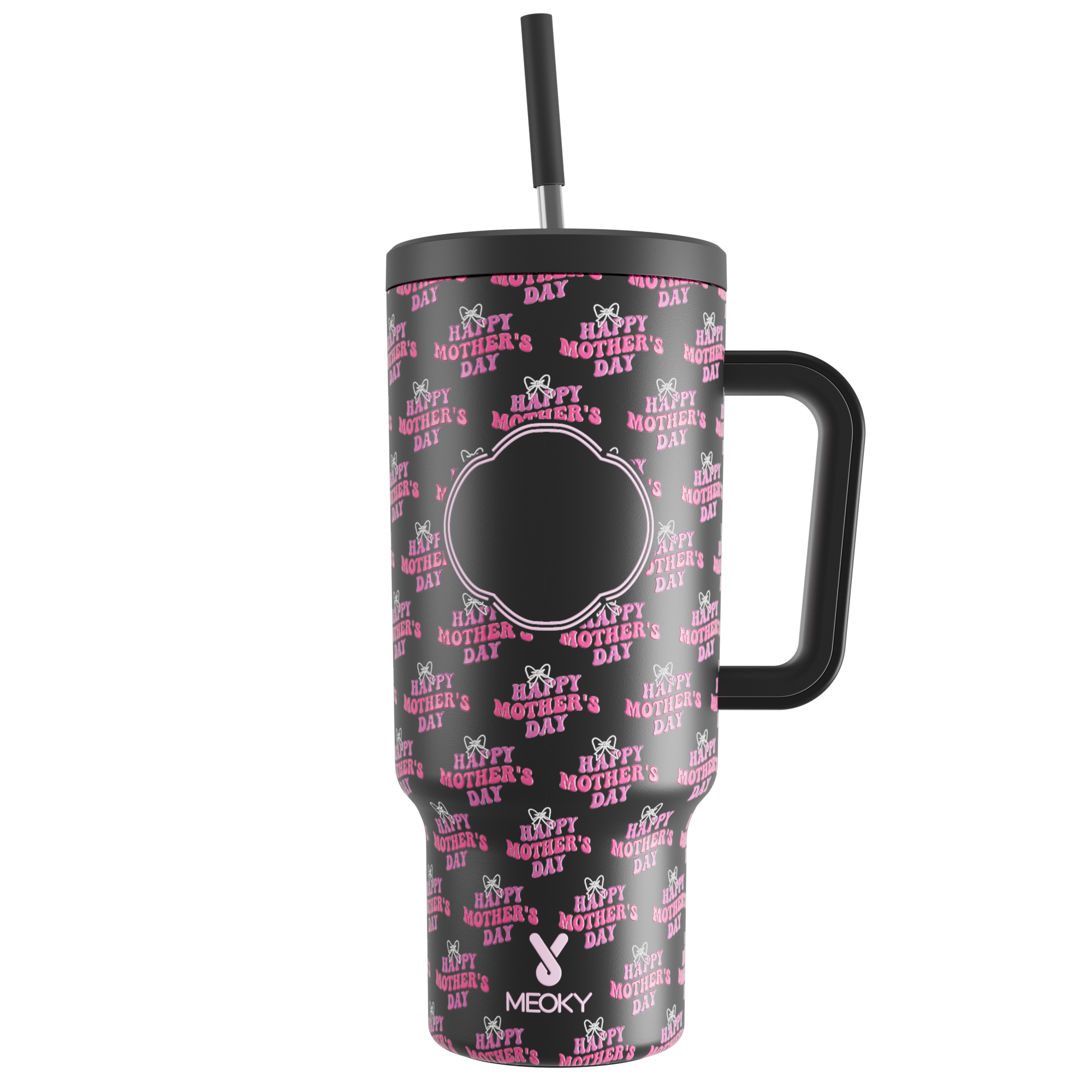 Mother's Day Edition - Customized 40oz Tumbler With Straw - A Perfect Gift for Mom!