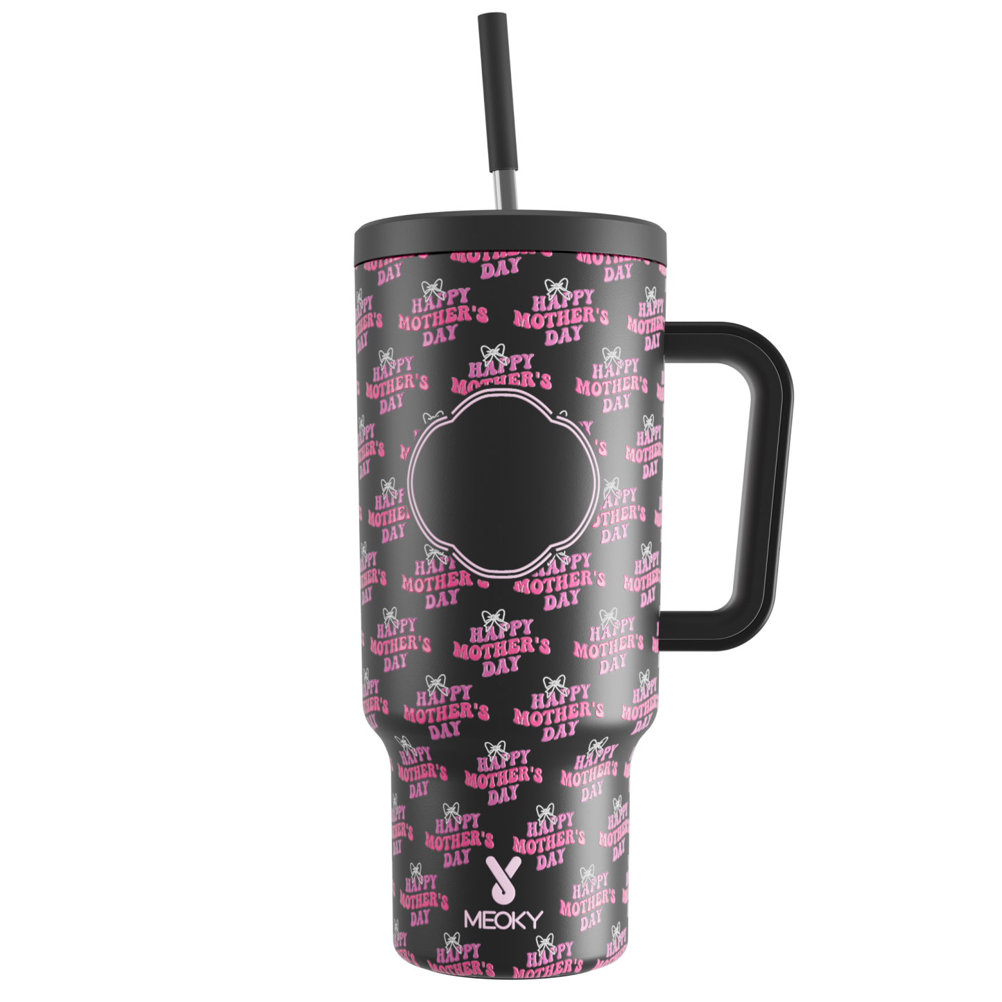 Mother's Day Edition - Customized 40oz Tumbler With Straw - A Perfect Gift for Mom!