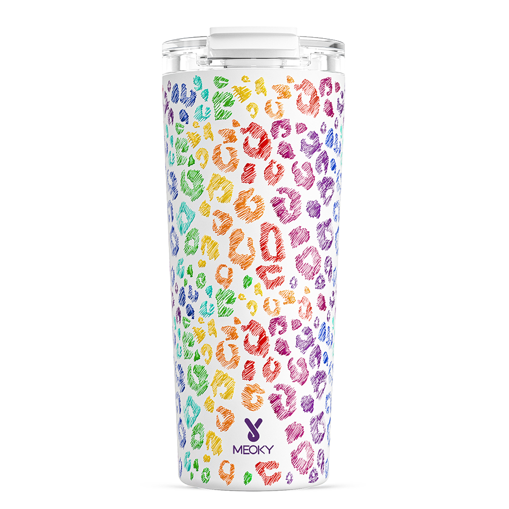 24oz Cold Cup With 2-in-1 Lid Animal Print Collection