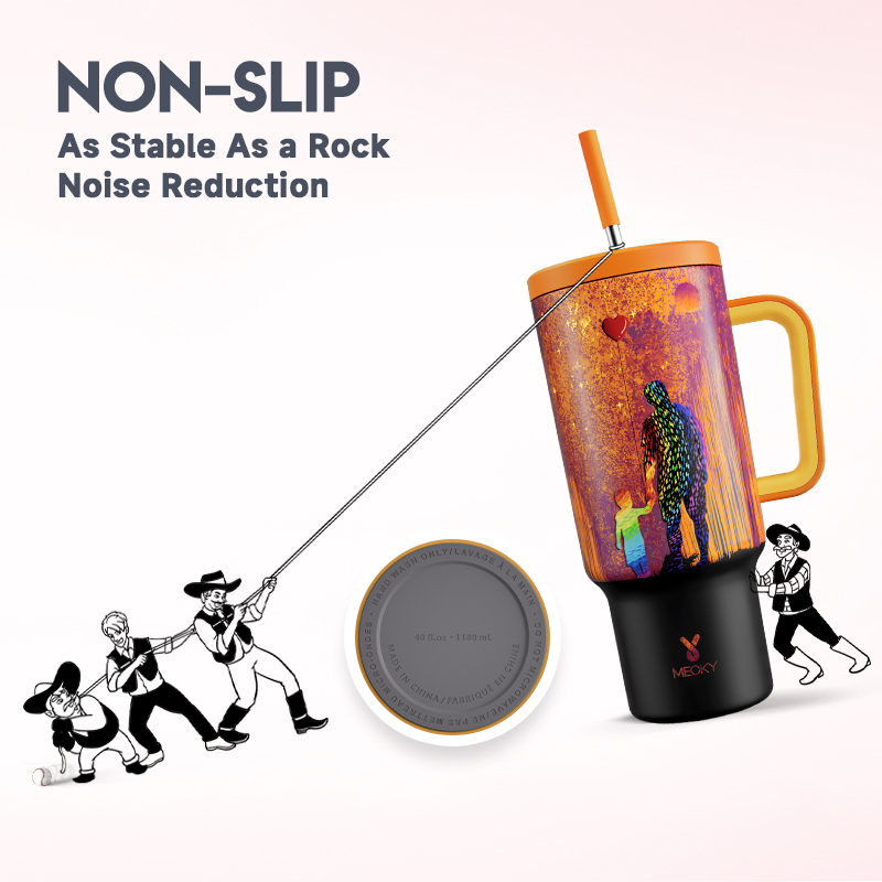 40oz Tumbler With Straw Father's Day Collection-Amber