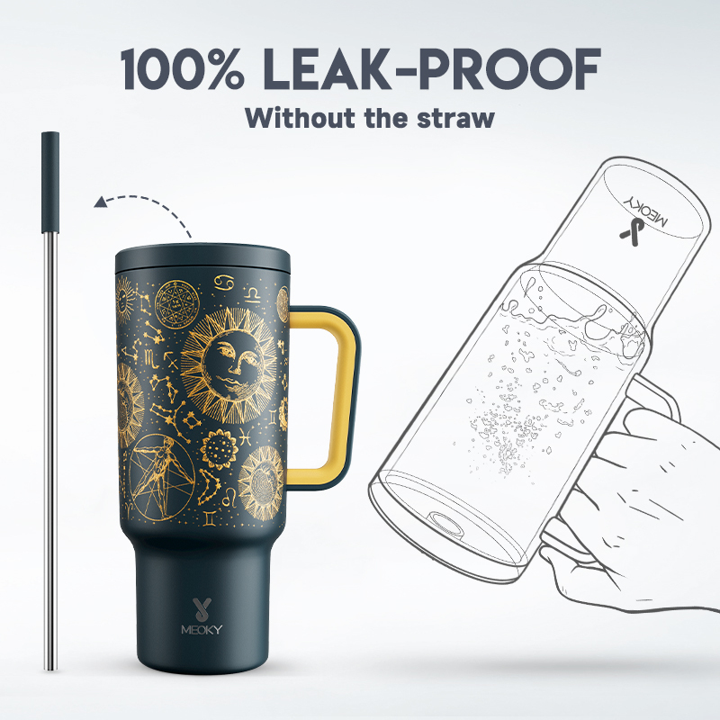 40oz Tumbler With Straw Tarot Collection-Fortune