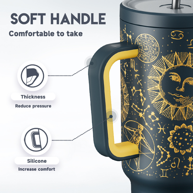 40oz Tumbler With Straw Tarot Collection-Fortune