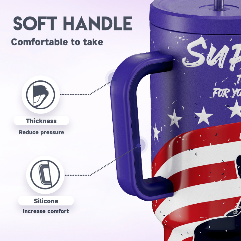 40oz Tumbler With Straw Memorial Day Collection-Glory