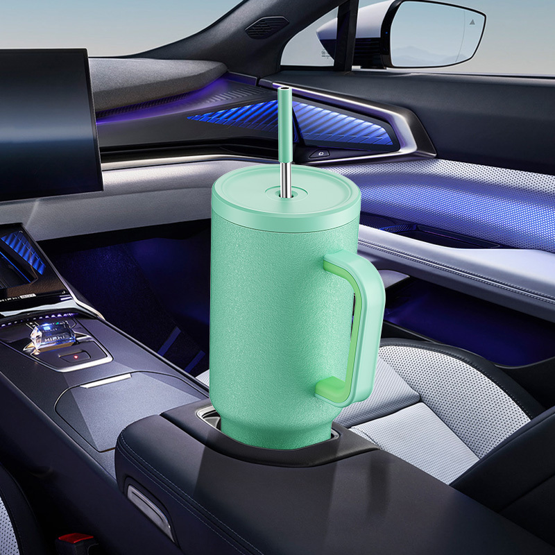 40oz Tumbler With Straw Pure Collection-Sea Green