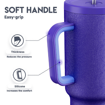 40oz Tumbler With Straw Pure Collection-Ocean Blue