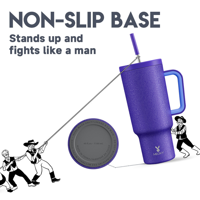 40oz Tumbler With Straw Pure Collection-Ocean Blue