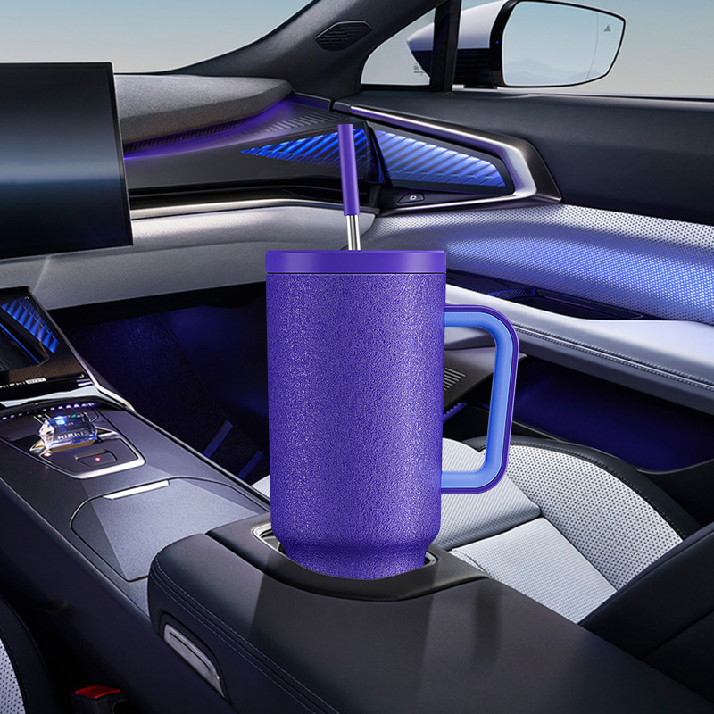 40oz Tumbler With Straw Pure Collection-Ocean Blue
