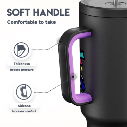 40oz Tumbler With Straw April Fool's Day Collection-joker