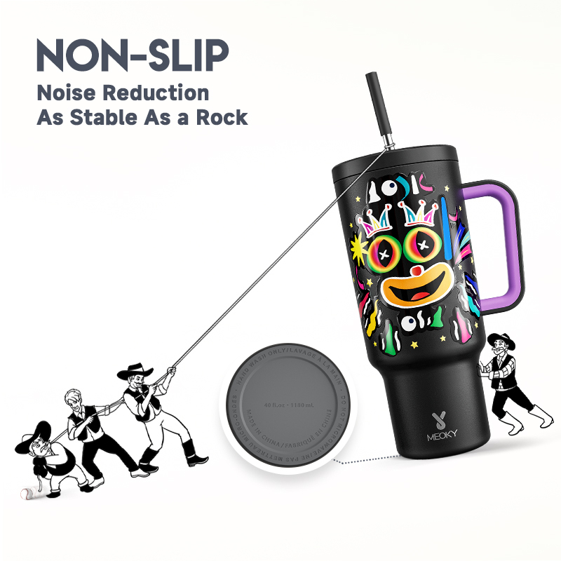 40oz Tumbler With Straw April Fool's Day Collection-joker