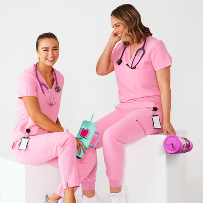 40oz Tumbler With Straw Nurses Day Collection-Pink Bliss